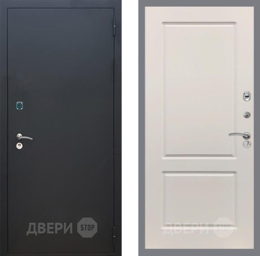 Дверь Рекс (REX) 1A Черный Муар FL-117 Шампань в Коломне