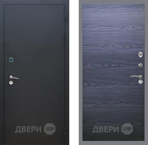 Дверь Рекс (REX) 1A Черный Муар GL Дуб тангенальный черный в Коломне