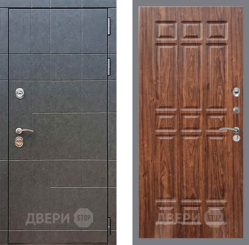 Входная металлическая Дверь Рекс (REX) 21 FL-33 орех тисненый в Коломне