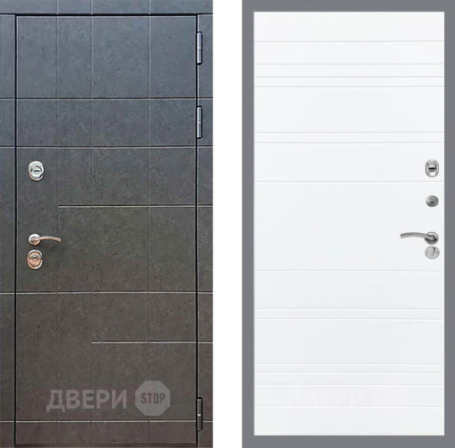 Дверь Рекс (REX) 21 Line Силк Сноу в Коломне