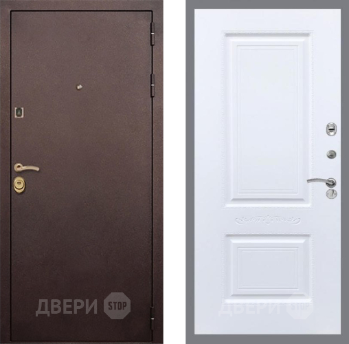 Входная металлическая Дверь Рекс (REX) Лайт 3К Смальта Силк Сноу в Коломне