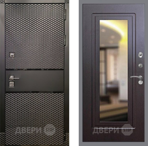 Дверь Рекс (REX) 15 Черный Кварц FLZ-120 Венге в Коломне