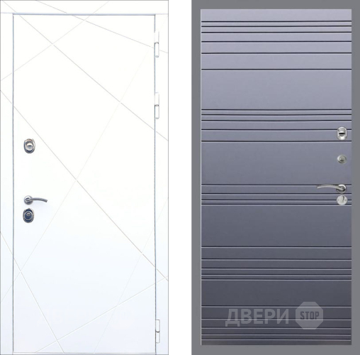 Дверь Рекс (REX) 13 Силк Сноу Line Силк титан в Коломне