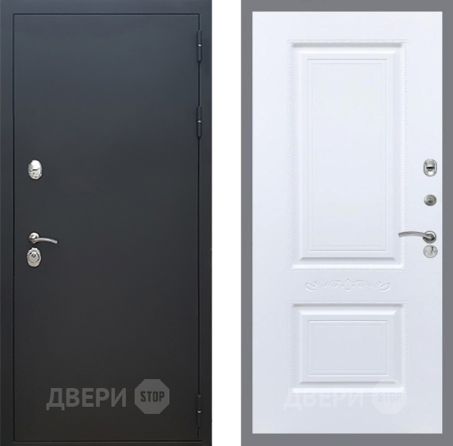 Дверь Рекс (REX) 5 Черный Муар Смальта Силк Сноу в Коломне
