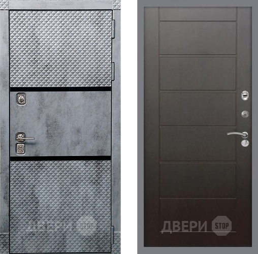 Дверь Рекс (REX) 15 Бетон Темный Сити Венге в Коломне