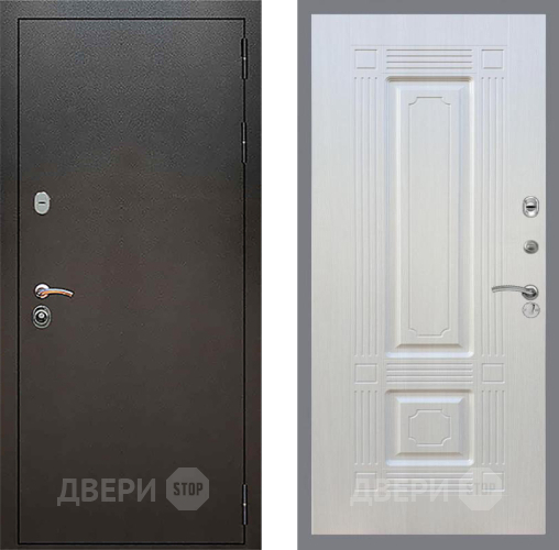 Дверь Рекс (REX) 5 Серебро Антик FL-2 Лиственница беж в Коломне