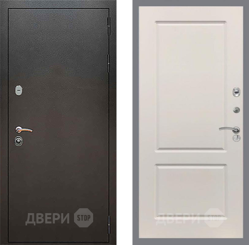 Входная металлическая Дверь Рекс (REX) 5 Серебро Антик FL-117 Шампань в Коломне
