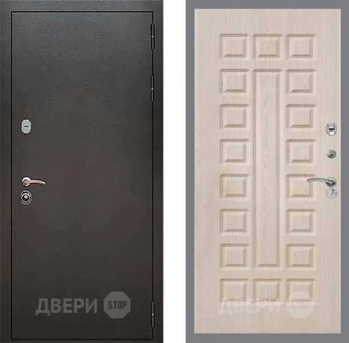 Дверь Рекс (REX) 5 Серебро Антик FL-183 Беленый дуб в Коломне
