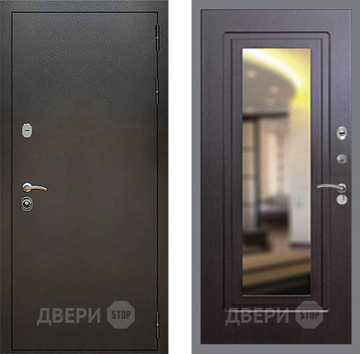 Дверь Рекс (REX) 5 Серебро Антик FLZ-120 Венге в Коломне