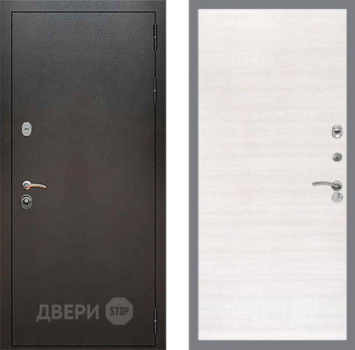 Входная металлическая Дверь Рекс (REX) 5 Серебро Антик GL Акация в Коломне
