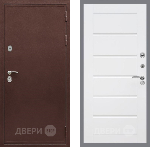 Дверь Рекс (REX) 5А Сити Белый ясень в Коломне