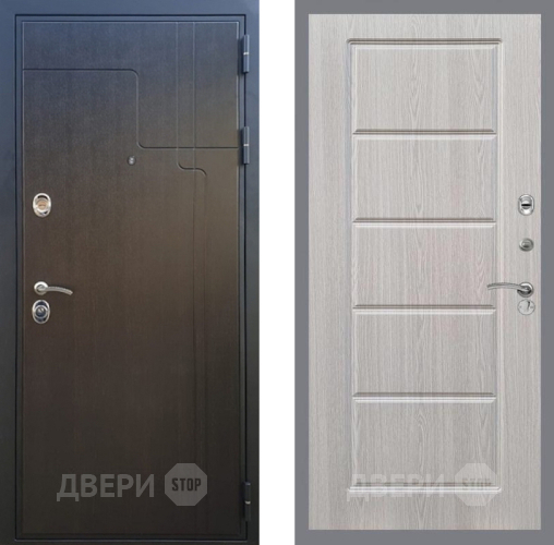 Входная металлическая Дверь Рекс (REX) Премиум-246 FL-39 Беленый дуб в Коломне