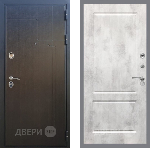 Входная металлическая Дверь Рекс (REX) Премиум-246 FL-117 Бетон светлый в Коломне