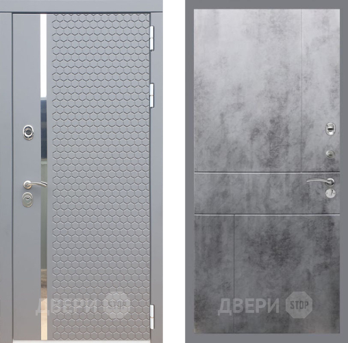 Дверь Рекс (REX) 24 FL-290 Бетон темный в Коломне