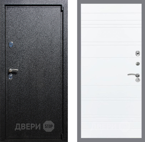 Дверь Рекс (REX) 3 Line Силк Сноу в Коломне