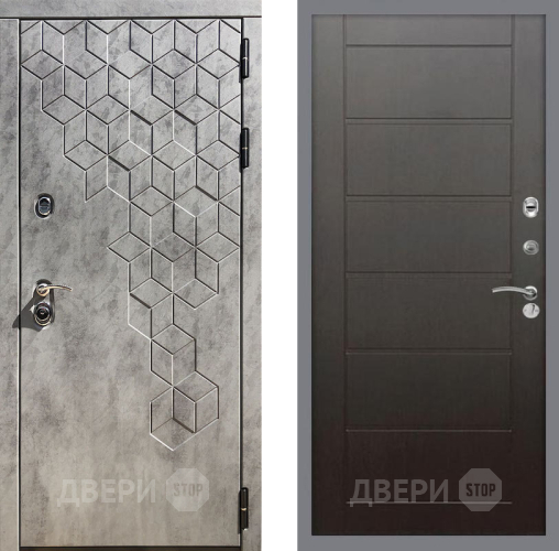 Входная металлическая Дверь Рекс (REX) 23 Сити Венге в Коломне