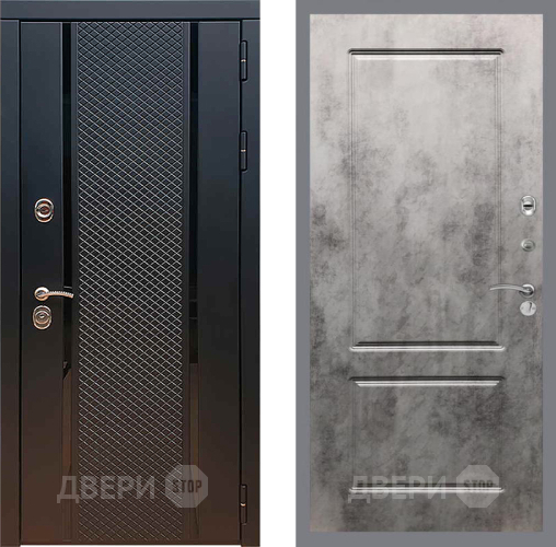 Дверь Рекс (REX) 25 FL-117 Бетон темный в Коломне