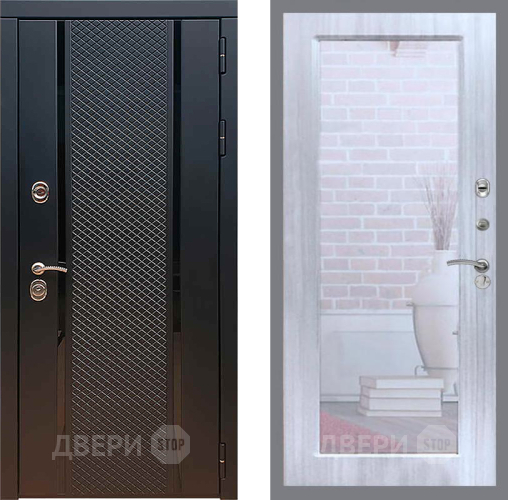 Дверь Рекс (REX) 25 Зеркало Пастораль Сандал белый в Коломне