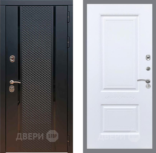 Входная металлическая Дверь Рекс (REX) 25 Смальта Силк Сноу в Коломне