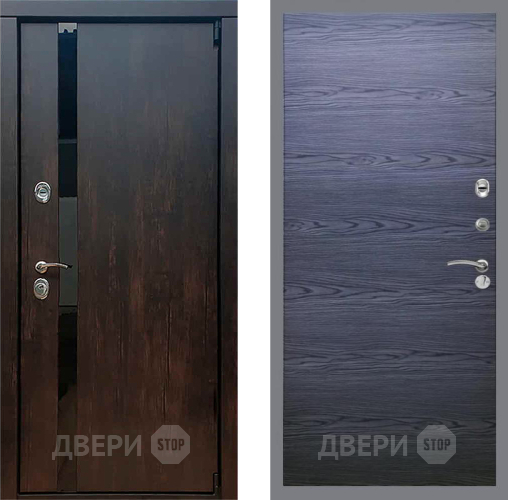 Дверь Рекс (REX) 26 GL Дуб тангенальный черный в Коломне