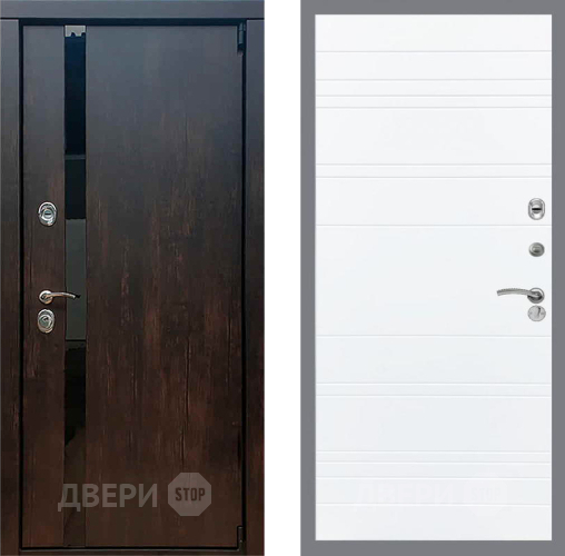 Дверь Рекс (REX) 26 Line Силк Сноу в Коломне