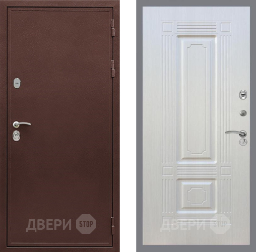 Дверь Рекс (REX) 5 металл 3 мм FL-2 Лиственница беж в Коломне