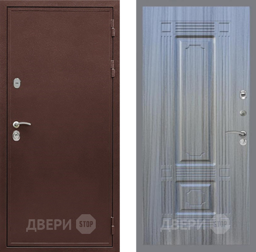 Дверь Рекс (REX) 5 металл 3 мм FL-2 Сандал грей в Коломне
