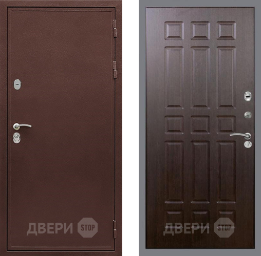 Входная металлическая Дверь Рекс (REX) 5 металл 3 мм FL-33 Венге в Коломне