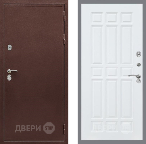 Дверь Рекс (REX) 5 металл 3 мм FL-33 Силк Сноу в Коломне