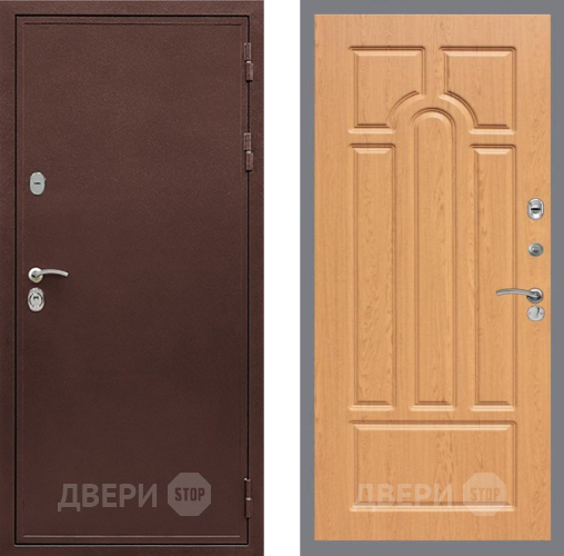Входная металлическая Дверь Рекс (REX) 5 металл 3 мм FL-58 Дуб в Коломне