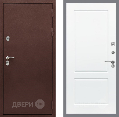 Дверь Рекс (REX) 5 металл 3 мм FL-117 Силк Сноу в Коломне