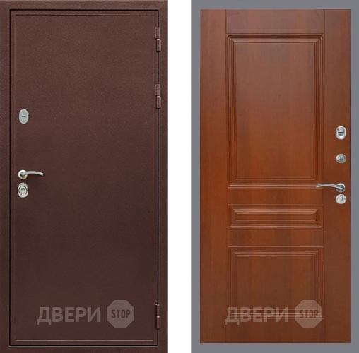 Входная металлическая Дверь Рекс (REX) 5 металл 3 мм FL-243 Итальянский орех в Коломне