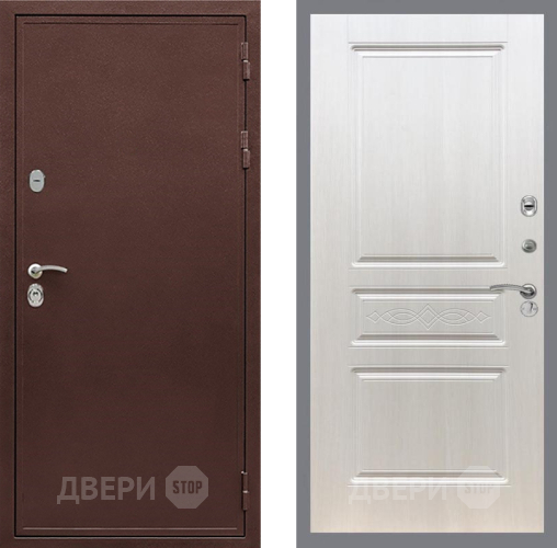 Входная металлическая Дверь Рекс (REX) 5 металл 3 мм FL-243 Лиственница беж в Коломне